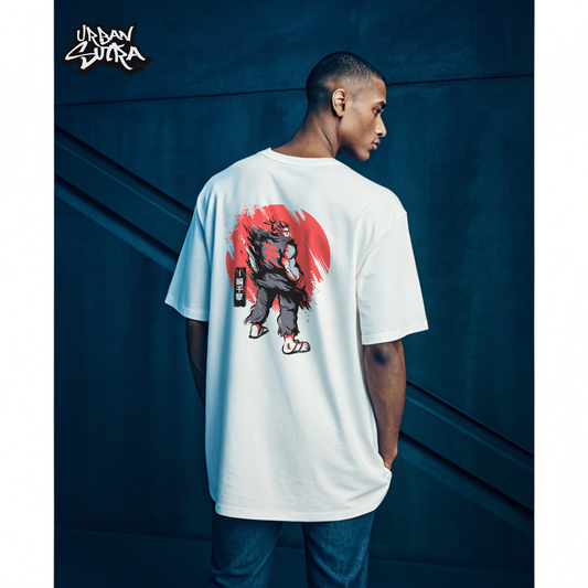 "Bloody Brawler" Men's Oversized Tee