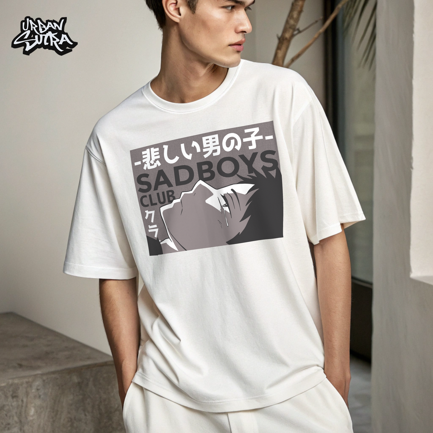"Sad Boys Club" Men's Oversized Tee