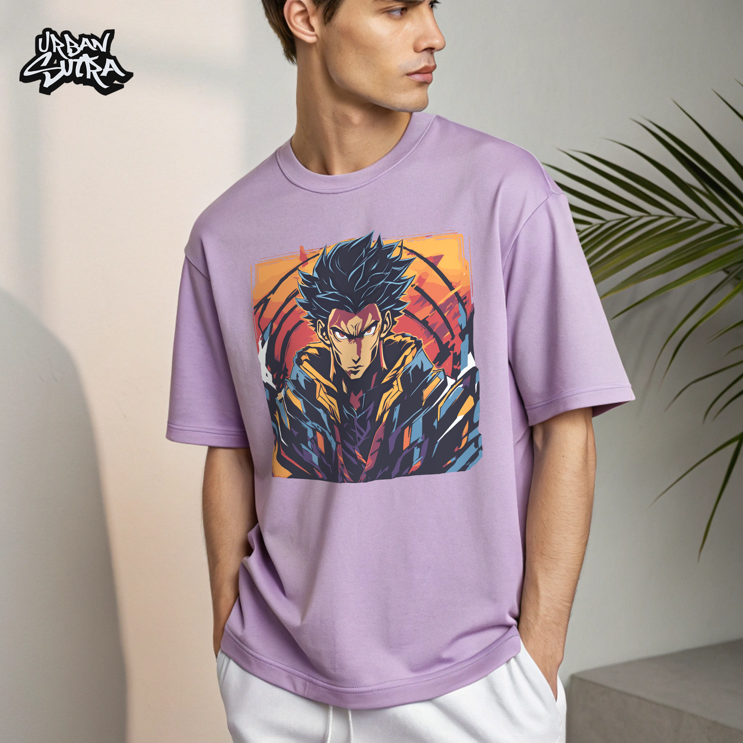"Hero-Verse" Men's Oversized Tee