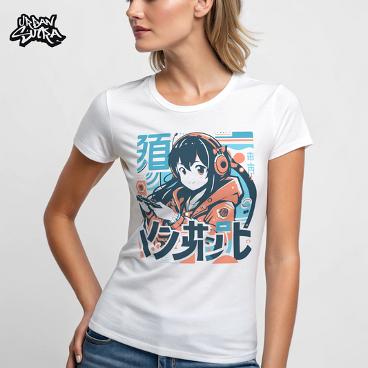 "Anime Gamer Girl" Women's Regular Tee